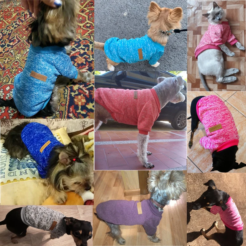 New Pet Coat Dog Jacket Winter Clothes Puppy Cat Sweater Clothing Apparel Doggie Chihuahua Yorkie Bichon Dachshund | Дом и сад