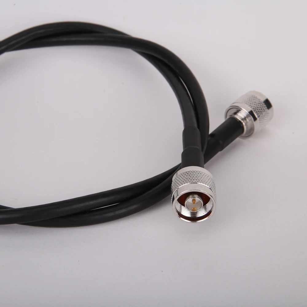 1 м RG6 низкие потери коаксиальный кабель 50ohm N штыревой в Мужской Разъем Связь для