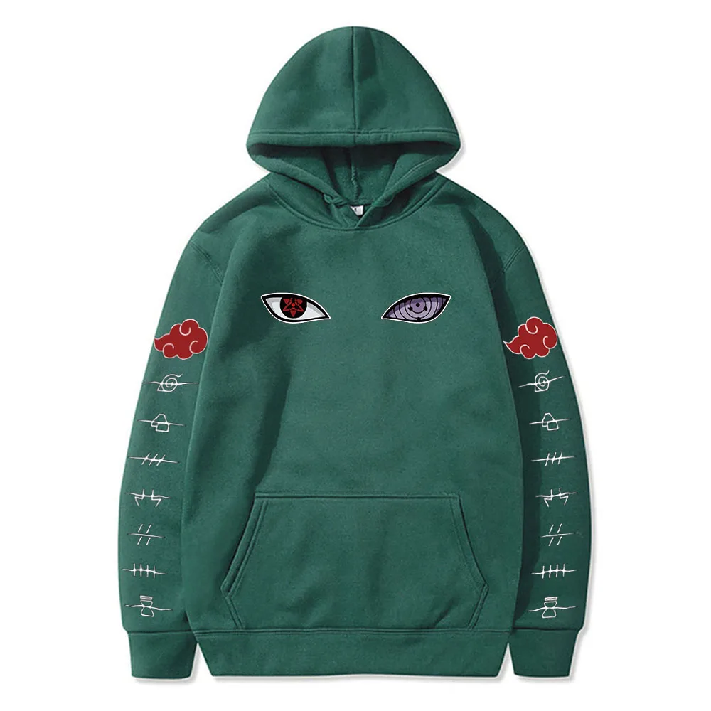 

New Arrival Anime Ninjas Hoodies Men Women Hoodie Sharingan Rinnegan Pullover Graphic Sweatshirt Tops Unisex Sweat Dropship