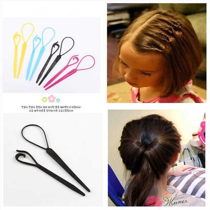 

Party Hair Clip Women DIY Hair Twist Bun Making Comb Ponytail Bun Maker Styling Clip Braid Fashion Hair Accessories Tools Sets