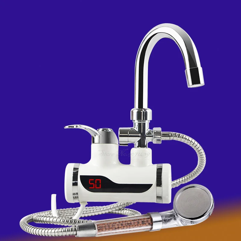 Водонагреватель с краном 220 В кухонный смеситель Мгновенный водонагреватель душ