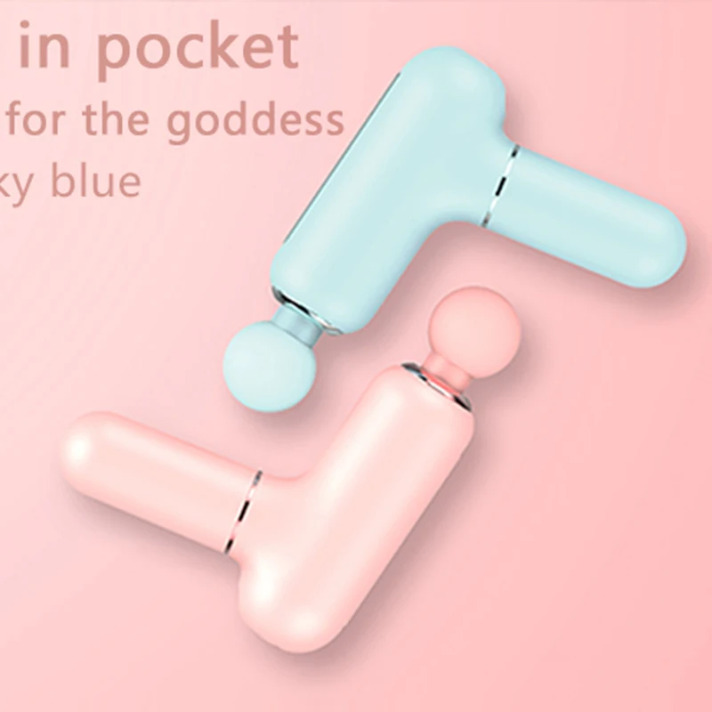 

Electric Mini Handheld Fascia Gun Massager Body Muscle Deep Relief Pain 4 Relaxation Fitness Massager