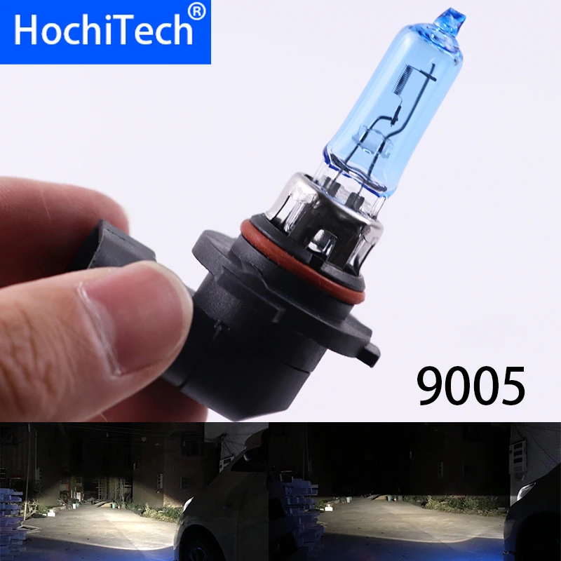 Высокое качество 9005 галогенная лампа 6000K 12V 100W 55W 3000Lm ксеноновая темно синяя супер