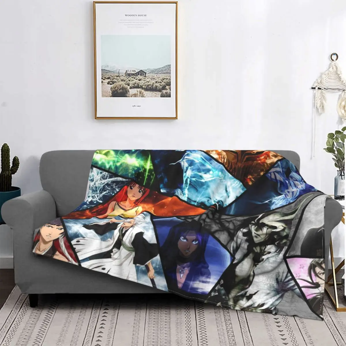 

All Anime Blankets Fleece Decoration Ultra-Soft Throw Blankets for Bedding Bedroom Plush Thin Quilt