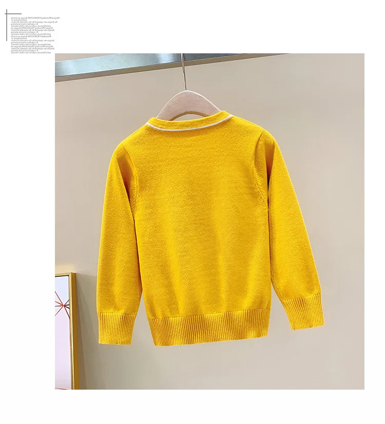 Детская одежда свитер для мальчиков кардиган маленьких девочек сезон осень-зима