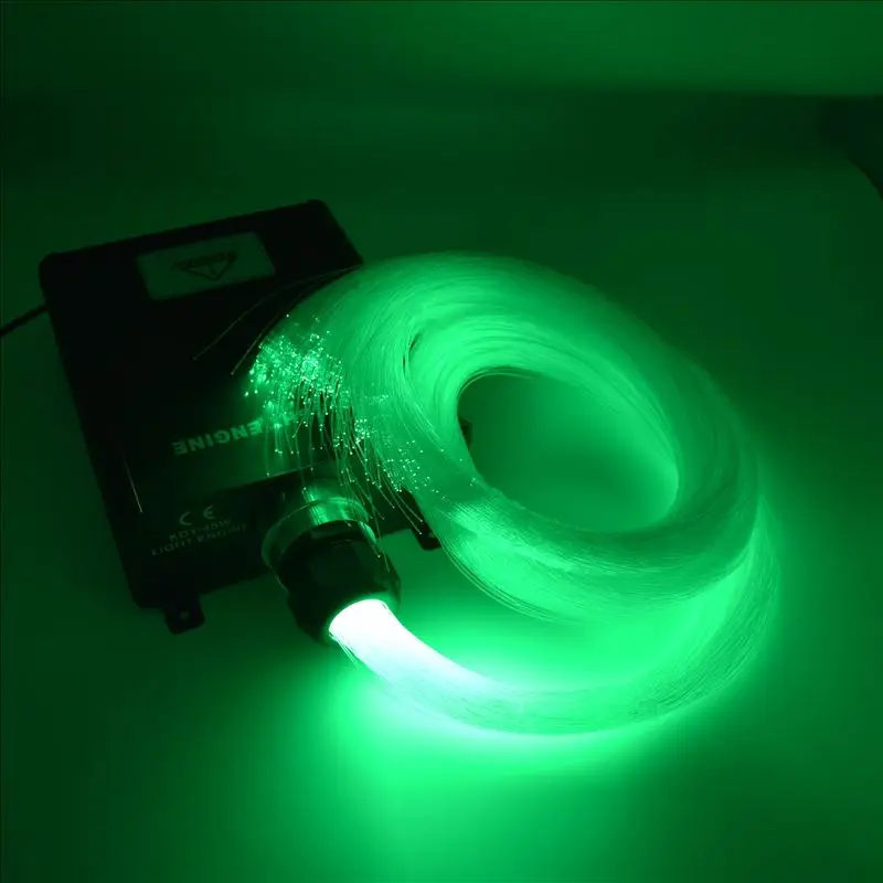 1X Высокое качество 45 Вт RGB цветной светодиодный волоконно-оптический световой двигатель с 24key ИК-пультом дистанционного управления