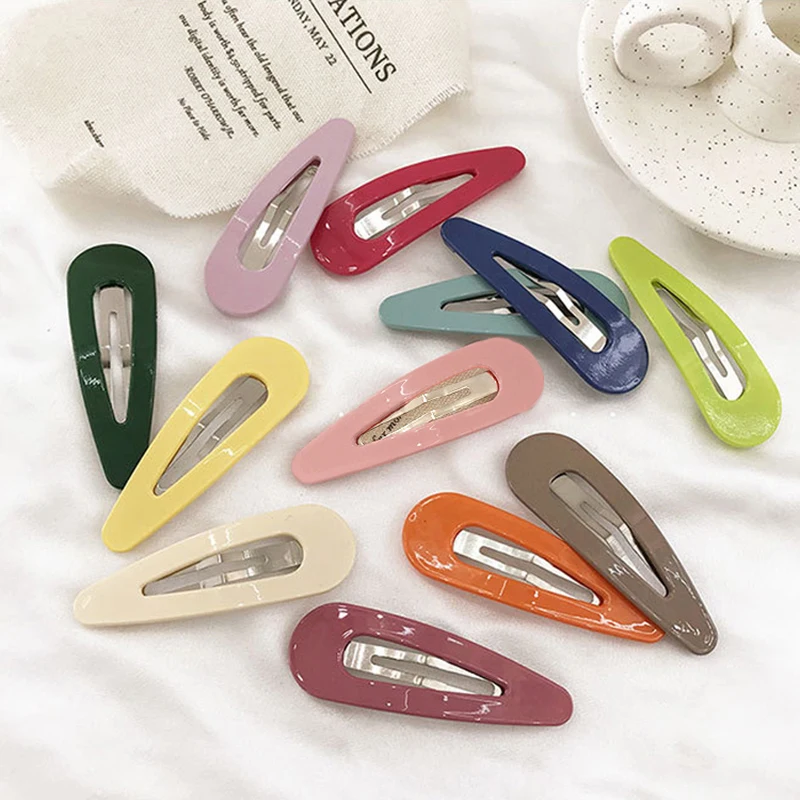 5 см заколки для волос BB цветные металлические маленьких детей женские