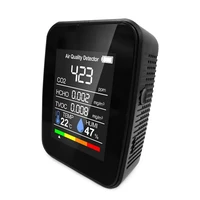 multifunctional co2 meter digital temperature humidity tester carbon dioxide sensor tvoc hcho detector air quality monitor