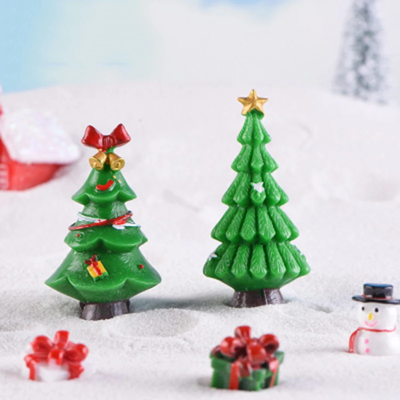 2020 DIY миниатюрная Рождественская елка серии микро пейзаж мини сказочный сад для