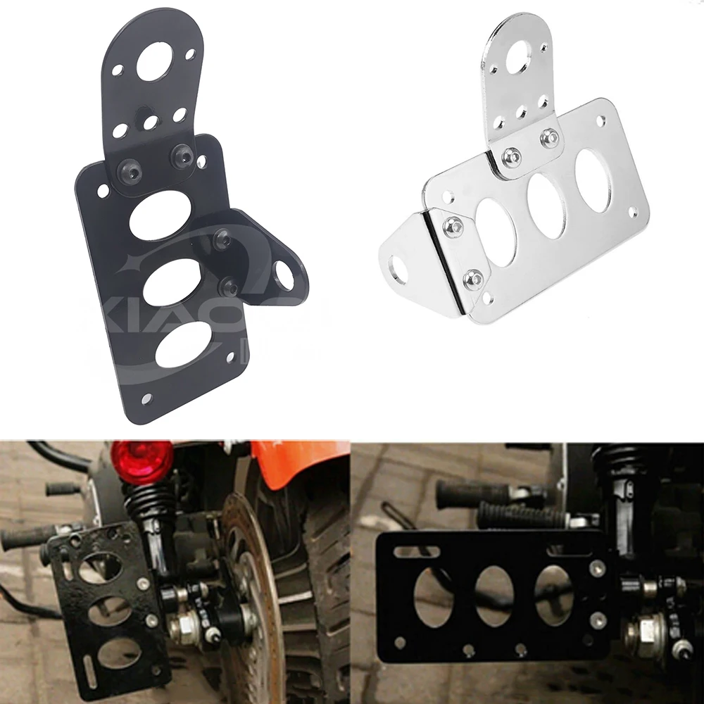 Боковой кронштейн для номерного знака мотоцикла Harley Sportsters Bobber Chopper задний стоп