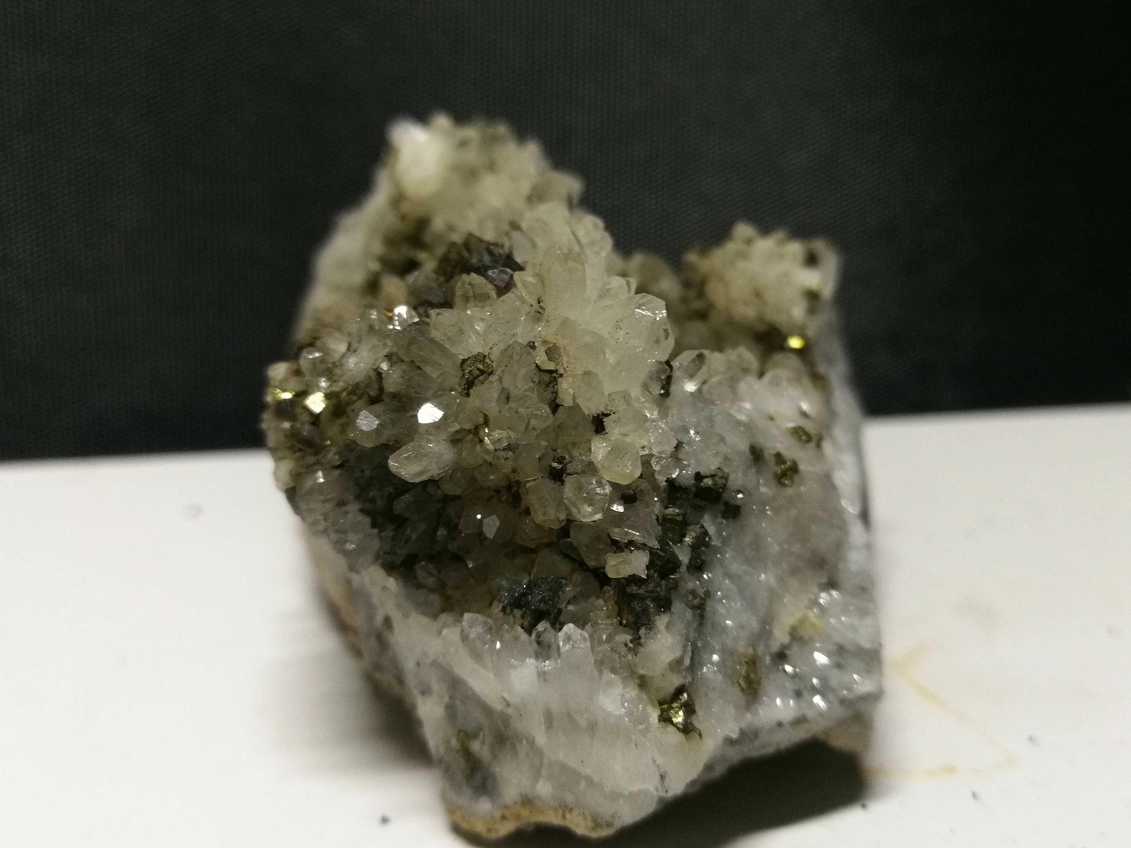 Минеральный Образец кварца gPyrite 150 7 натуральный кластер белого кристалла | Дом и
