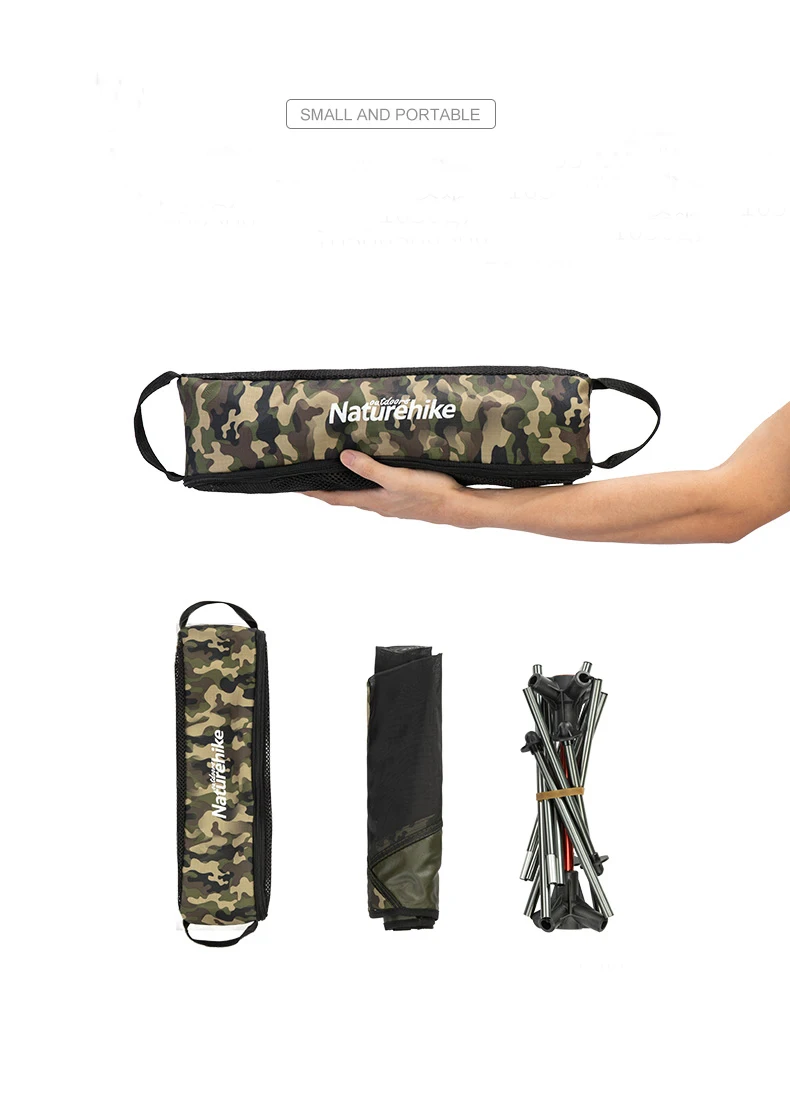Naturehike открытый стул для рыбалки складной Сверхлегкий портативный высокой нагрузки сиденье Кемпинг Туризм пляж путешествия Пикник стулья NH19JJ005