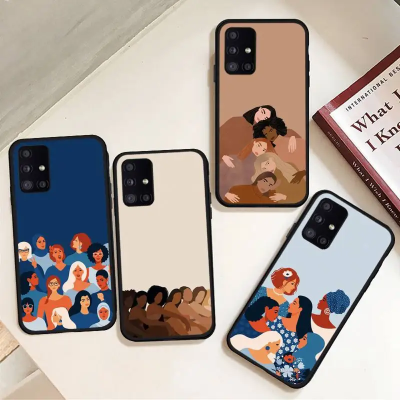 

Women empowerment graphic illustration Phone Case For Samsung galaxy A S note 10 12 20 32 40 50 51 52 70 71 72 21 fe ultra plus