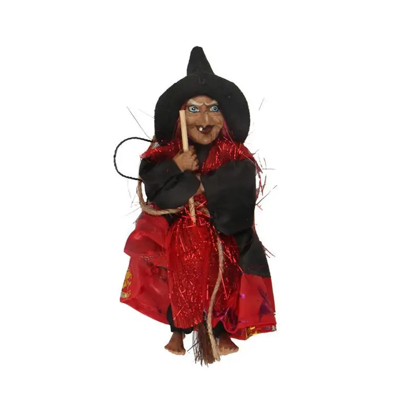 

Hanging Horror Witch Figurine Halloween Decoration Pendant Ornaments for Party Garden Holiday Lawn Patio Decor Random Color