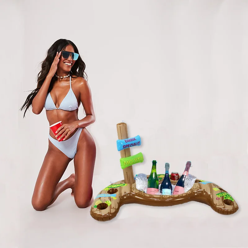 Лодка для пива и понга бассейн воды аксессуары охлаждающее ведро льда надувной