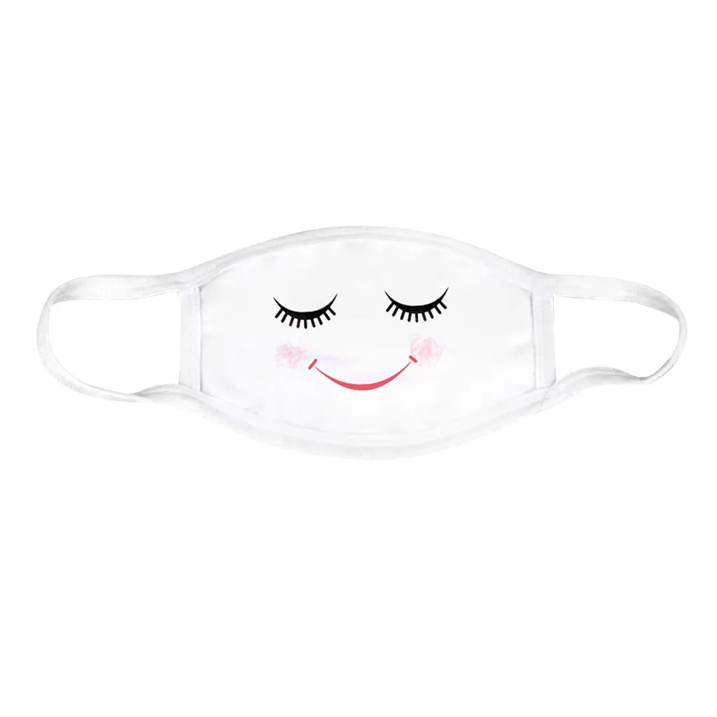 Unisex Kawaii Cartoon 3D Mask Dustproofs Fashion Printing Can Be Washed Cotton Face Mouth mascarillas para niños #j2s | Аксессуары для