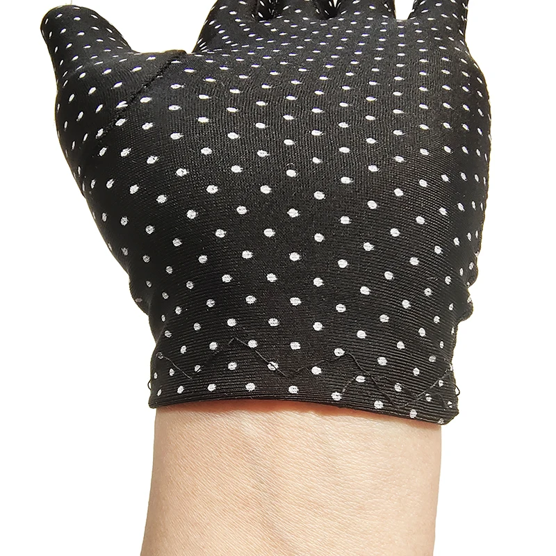

Ladies Polka Dot Summer Sunscreen Short Full Finger Gloves for Women