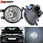 1 пара туман светильник в сборе Передний бампер автомобиля H11 светодиодный туман светильник для Защитные чехлы для сидений, сшитые специально для Toyota Corolla Camry Tacoma Tundra Prius Sienna Avalon Estima