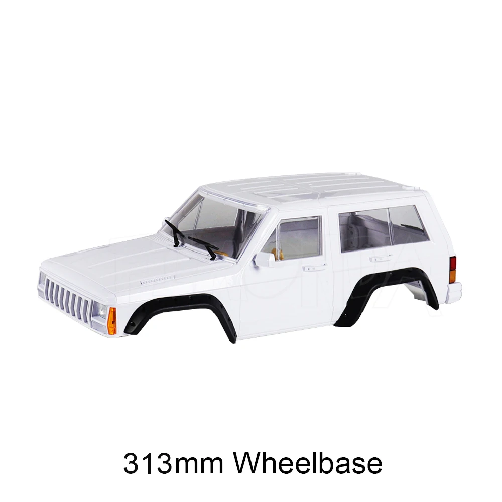 Полный комплект колесной базы 313 мм для JEEP Cherokee XJ жесткого корпуса 1/10 RC Crawler Axial SCX10