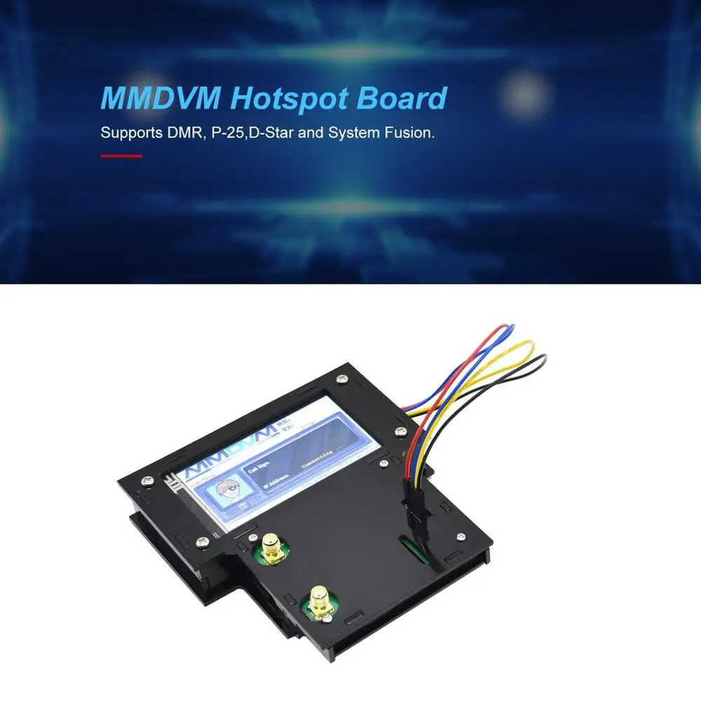 Дуплексная Поддержка точки доступа MMDVM P25 DMR YSF zero + 2 шт антенна 3 &quotЖК-экран