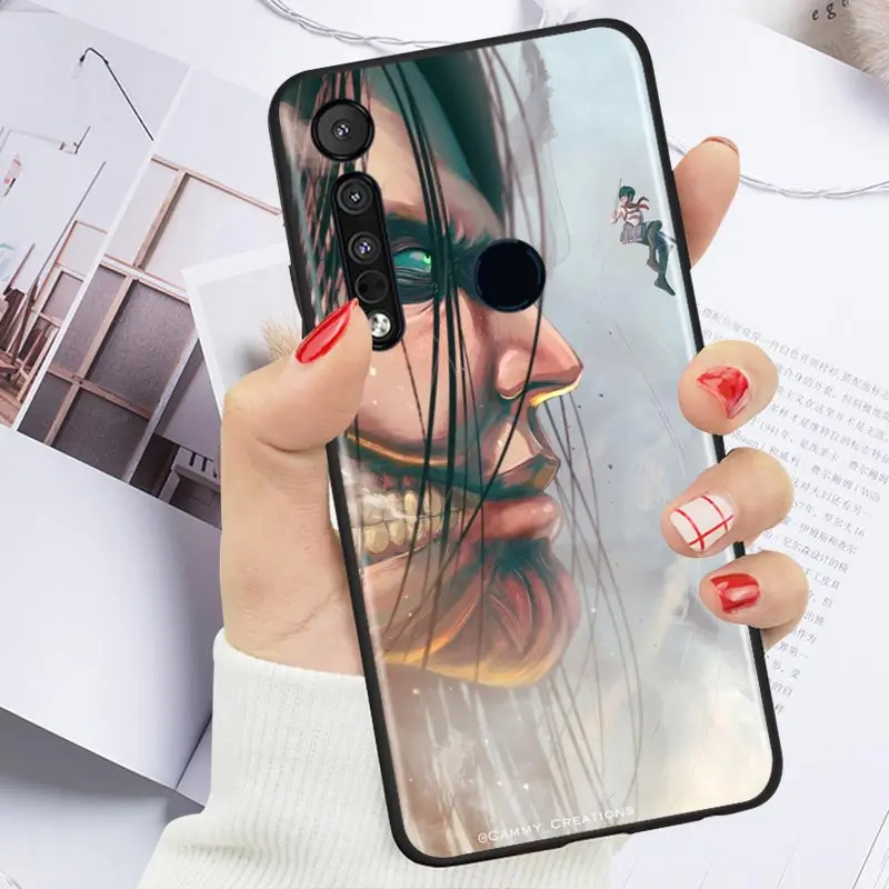 

Anime Attack on Titan For Motorola G9 G8 G Stylus Power One Fusion Hyper Edge E7 E6 5G Plus Play Lite Silicone Phone Case