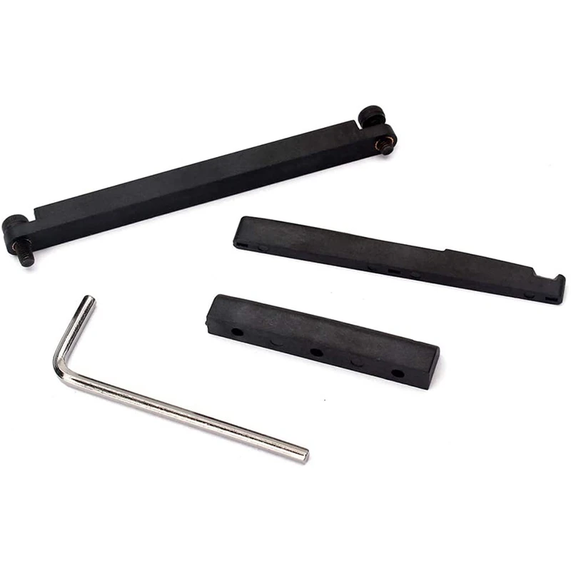 Гитара мост седло и Гайка Замена костная Седло с ферменной штангой гаечный ключ