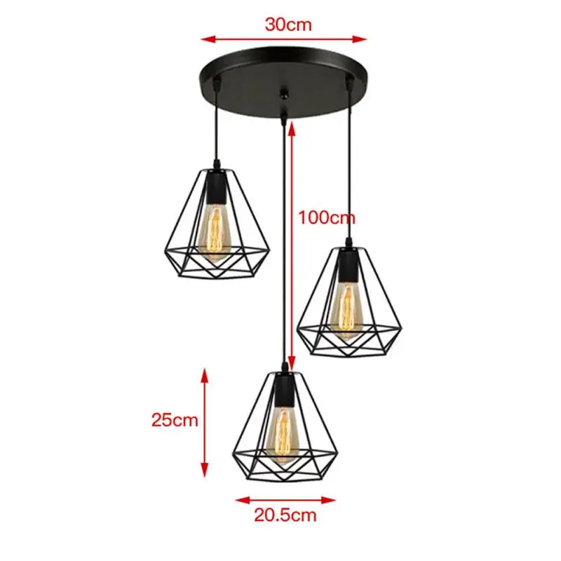 

Three Chandelier Geometric Nested Hanging Chandelier Long Plate For Table Dining Kitchen Modern Lamp Household Decor HWC