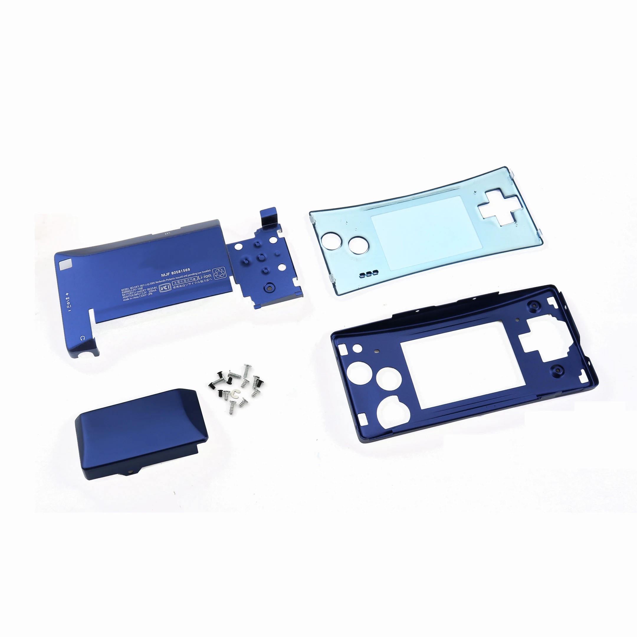 YuXi сменный металлический корпус чехол для NAND для Gameboy Micro для GBM Передняя панель Задняя крышка с винтами