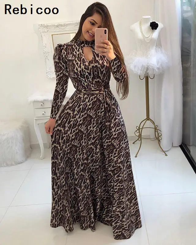 Винтажное платье макси с цветочным принтом, женское длинное платье с высоким воротником и коротким рукавом, элегантное вечернее платье, женское платье, Vestidos размера плюс 5xl