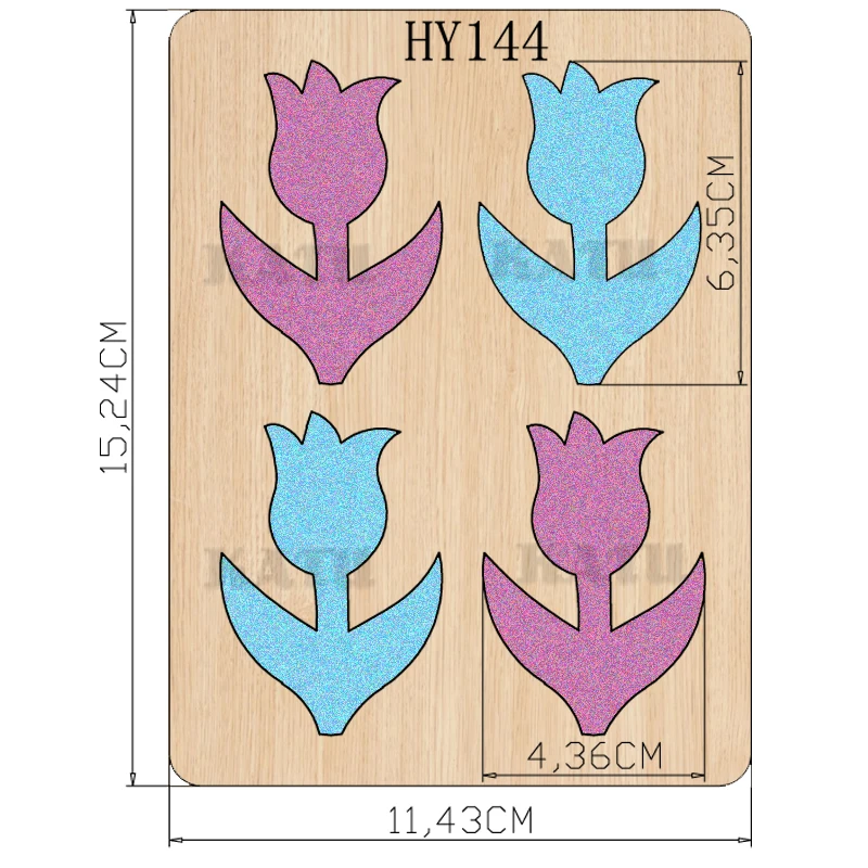 

Flower wooden die cutting dies Suitable for common die-cutting machines in the market