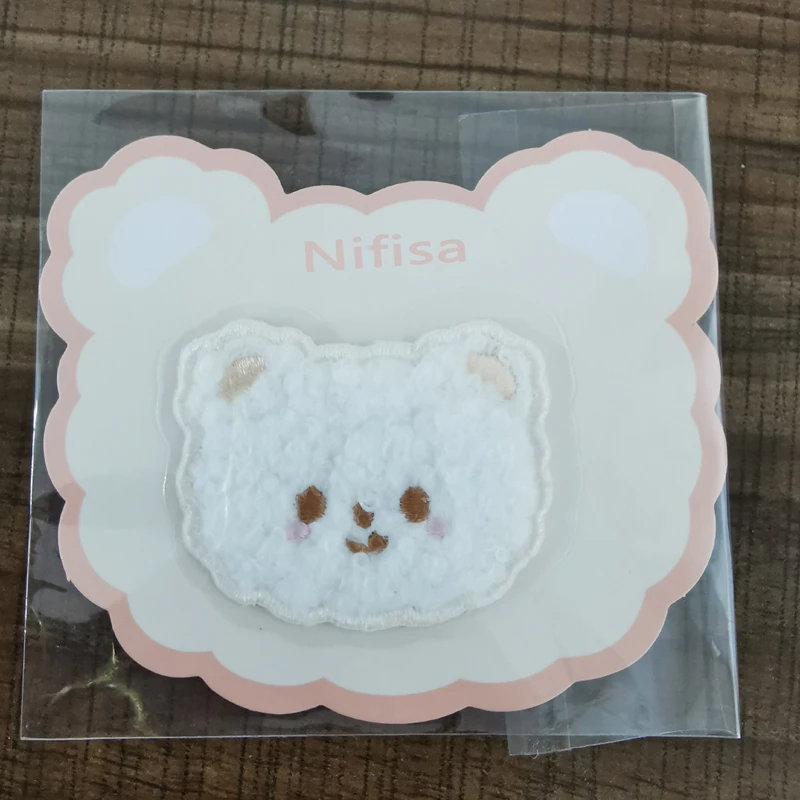 

Nifisa Sheep Cartoon Cute Embroidery Patch Stickers Ironing Cloth Stickers Clothes Decoration Sheep Badg