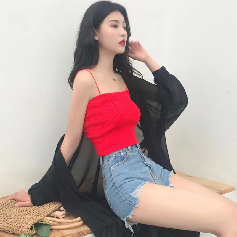 Женский летний Кардиган с длинным рукавом блузка топы пикантная накидка