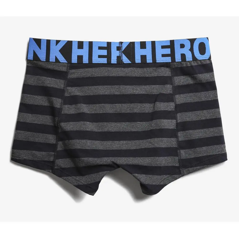 Боксеры Pink Heroes мужские хлопковые удобные трусы модные однотонные/в полоску