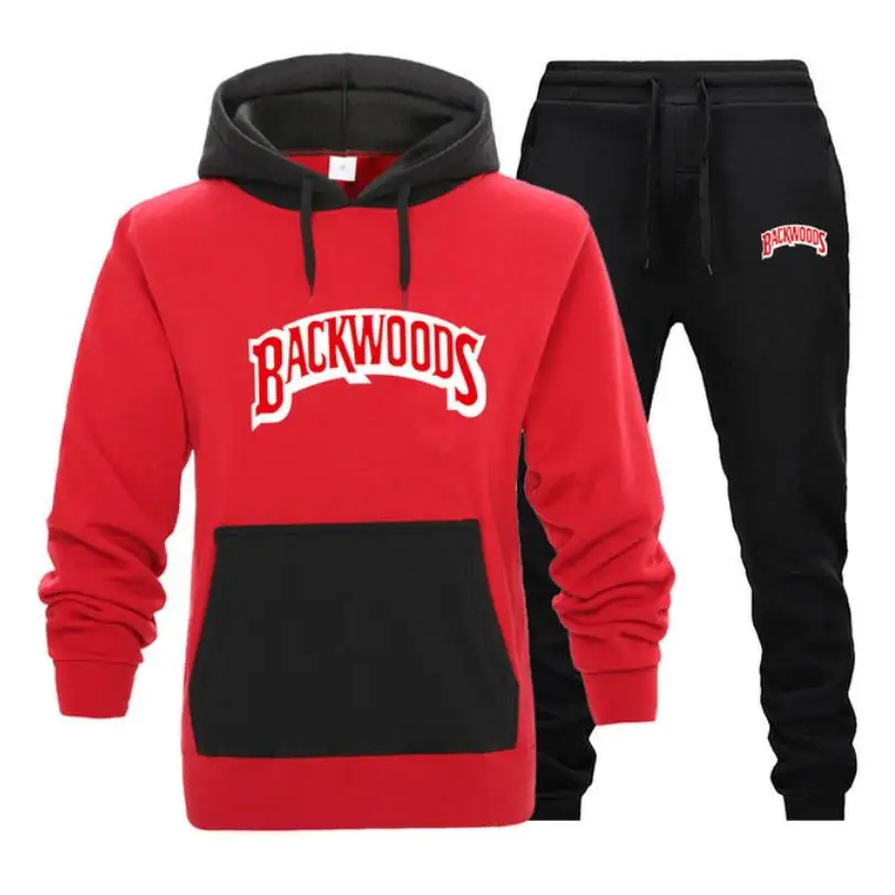 

Conjunto de ropa nueva con capucha para hombre, chndal, ropa deportiva trmica, sudaderas y pantalones, informal, traje 2020