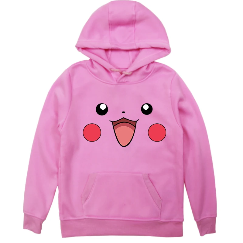Hoodies 2 Новое поступление, осенне-зимнее пальто толстовки с принтом Покемон Пикачу Детские толстовки для мальчиков Детский ребенок дошкольного возраста девочки младенец, одежда - Цвет: Hoodies 2