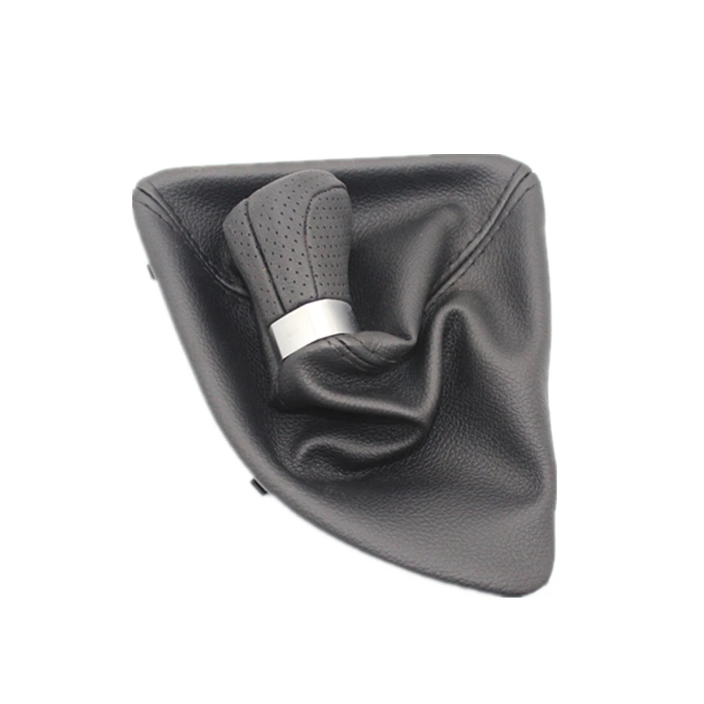 6 скоростей автомобильный рычаг переключения передач с кожаными ботинками для BMW