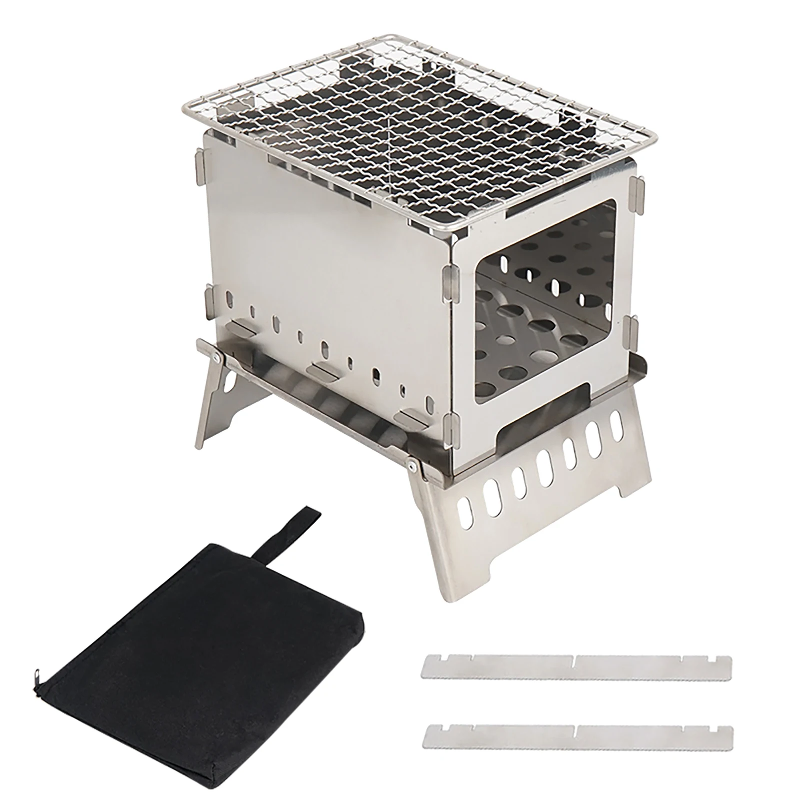 

Для кемпинга, барбекю, гриля, стабильный пикник, пеший туризм, съемная Складная мини-горелка из нержавеющей стали для отдыха на открытом воз...