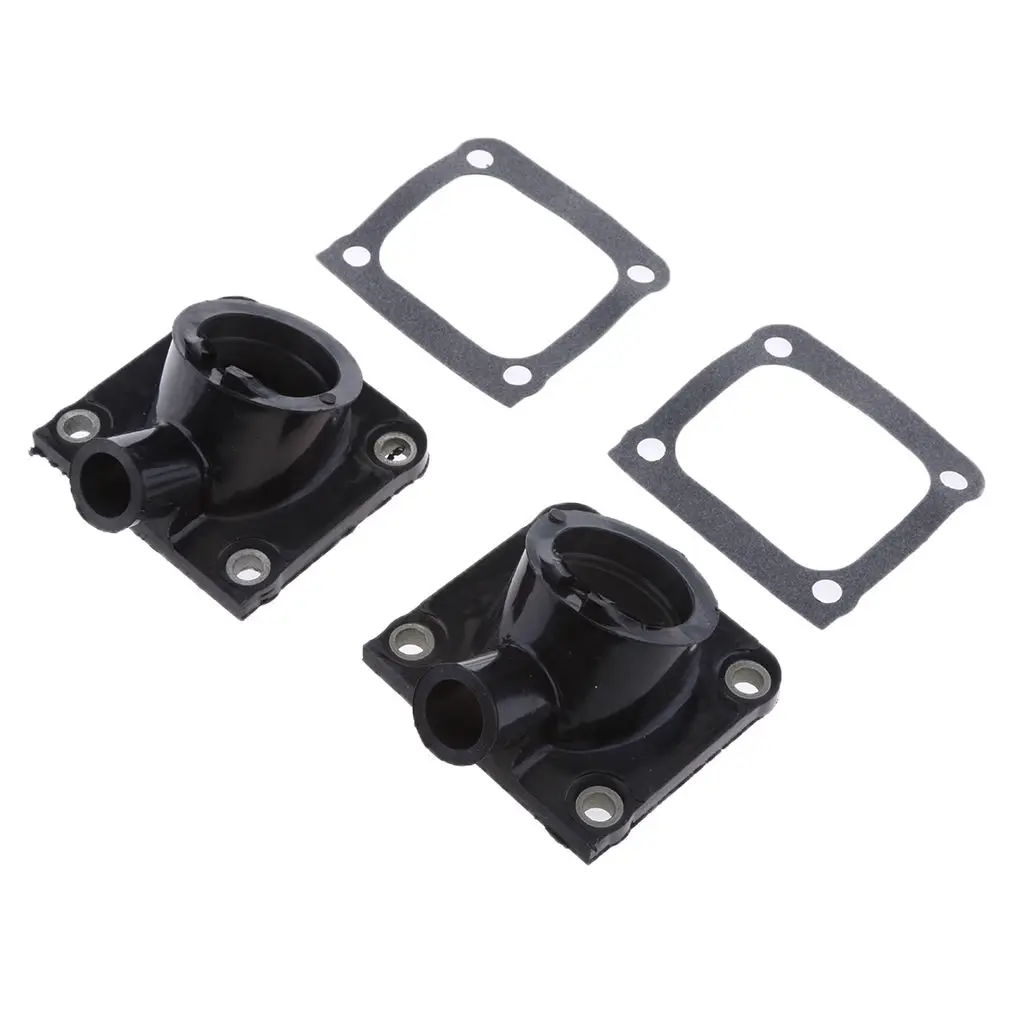 

Black Carburetor Intake Adapter Boots & Gray Gaskets for Yamaha Banshee 350/YFZ350 2000-2006