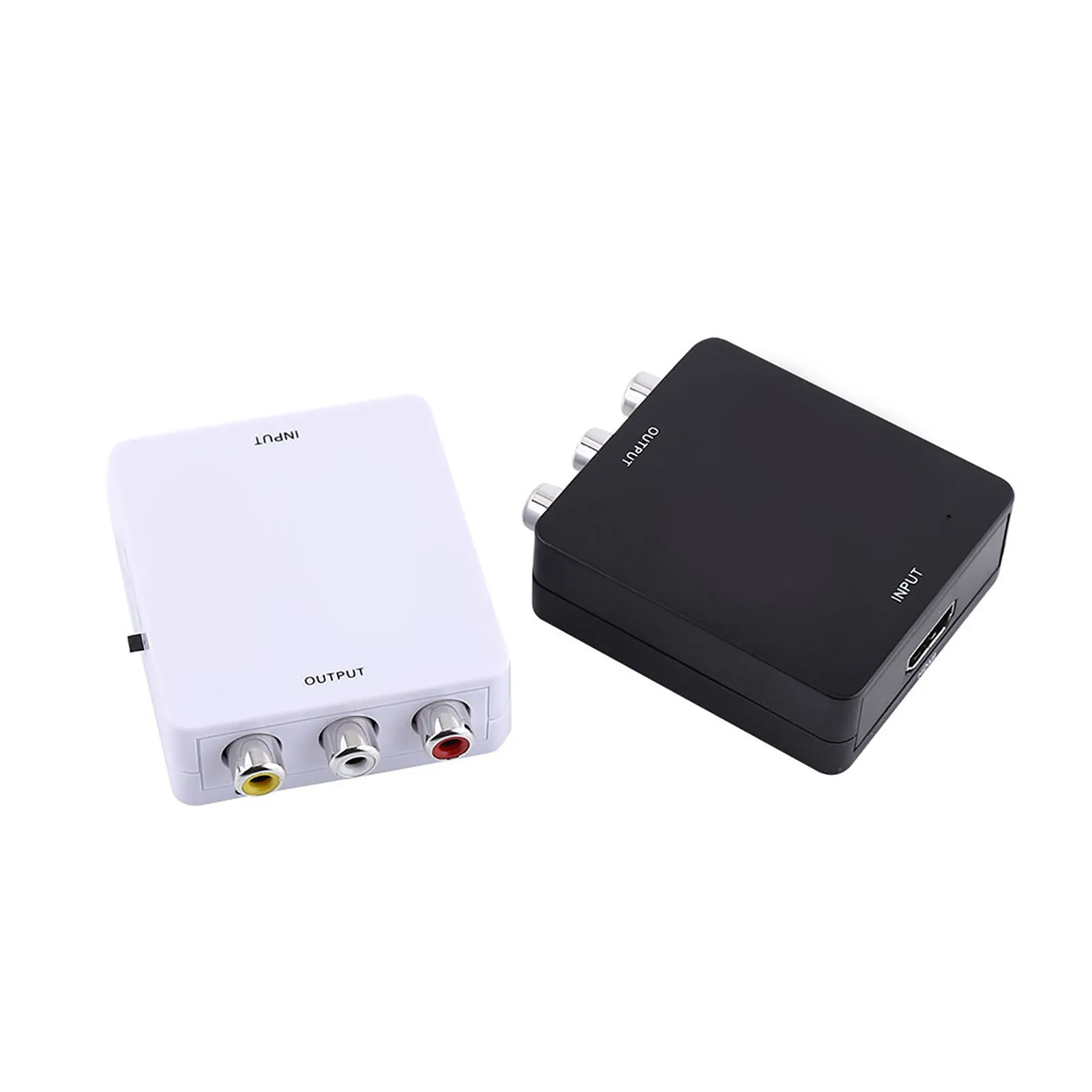 Portable Mini Digital Compatible to RCA Composite Video Audio AV CVBS Adapter New Converter 720p/1080p Hot Sale |