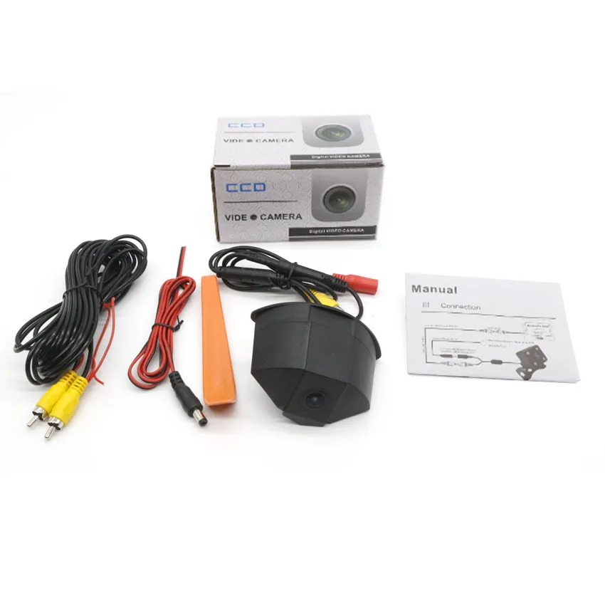 1080*720P HD CCD 170 градусов автомобильная передняя камера с логотипом рыбьего глаза для