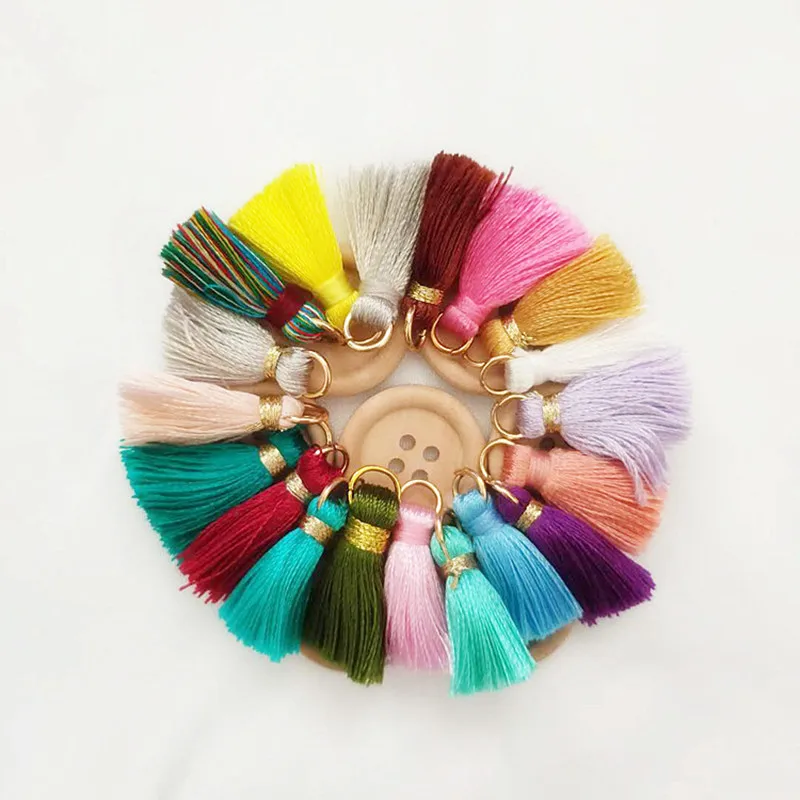 10 шт. 20 мм мини металлическое подвесное кольцо кисточка отделка кулон Сделай Сам