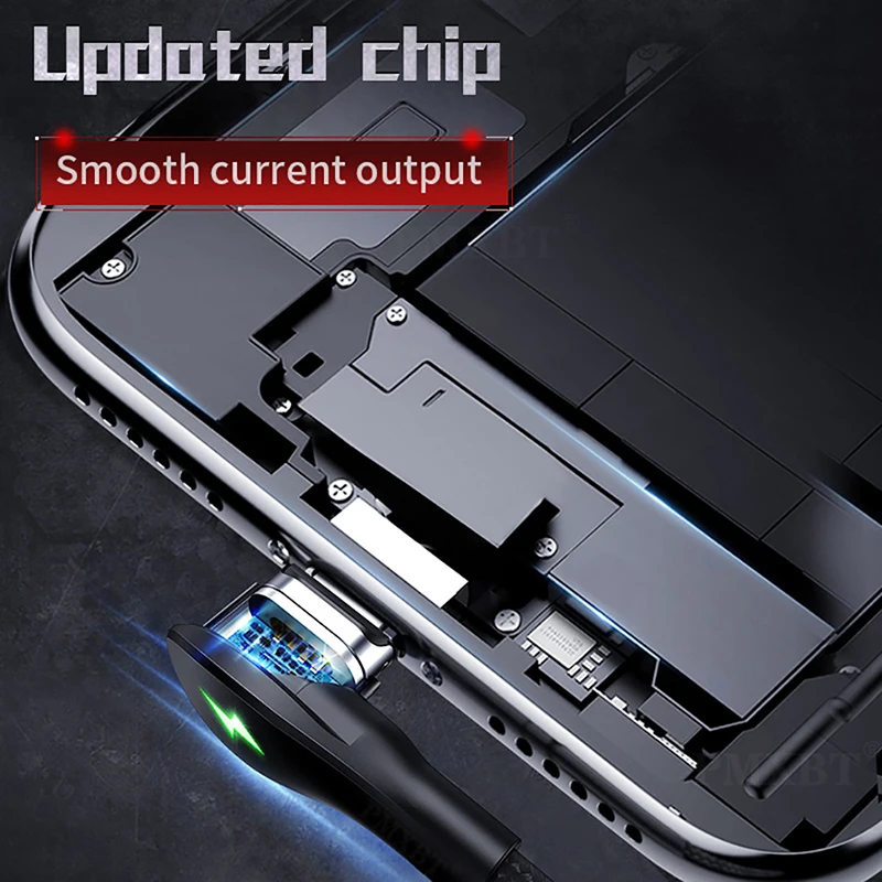 (Под углом 90 градусов) для магнитный Кабель с разъемом Micro USB Type-C быстрой зарядки