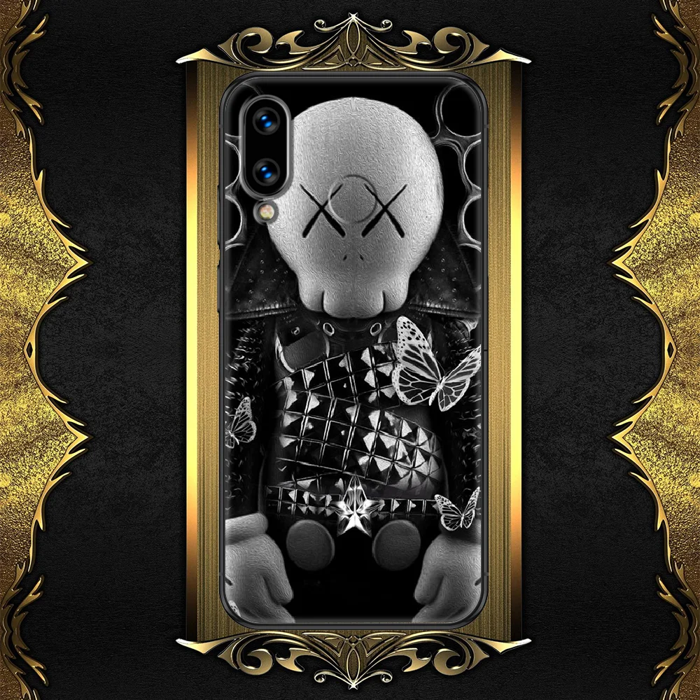 

Brian Super kaws-compatible Phone case For Huawei Honor 6 7 8 9 10 10i 20 A C X Lite Pro Play black fashion cover trend hoesjes