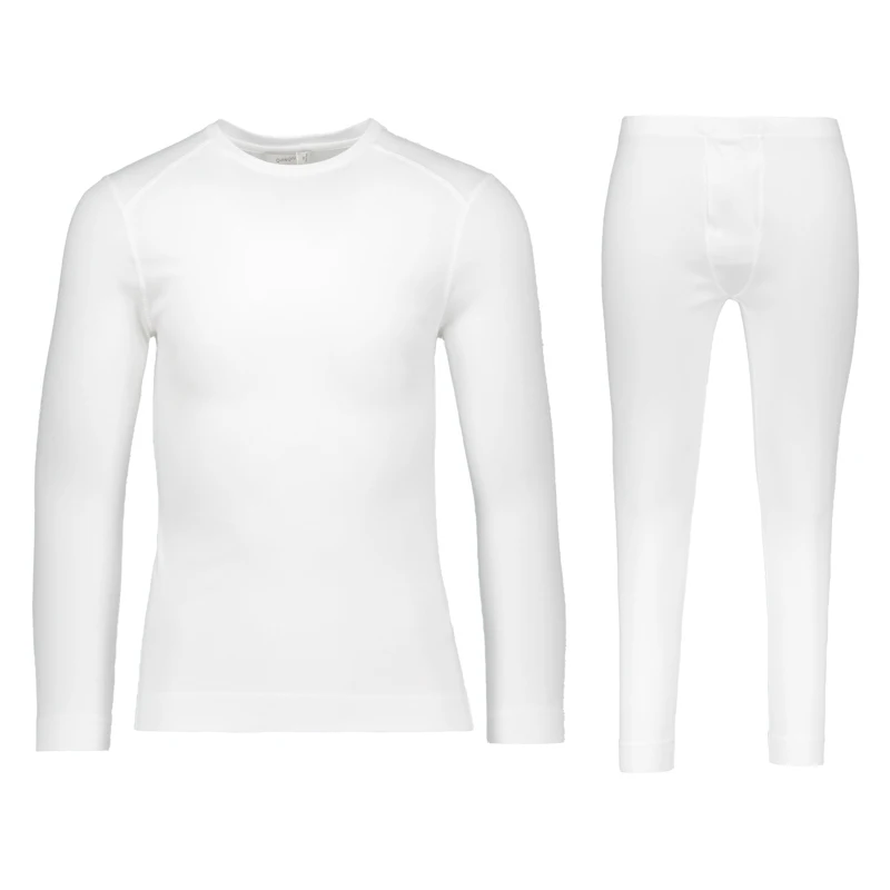 

Men Thermal Underwear Tops Bottoms Sets Autumn Casual Long Sleeve O-Neck Bottoming Male Winter Breathable Long Johns