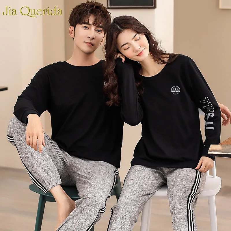 Новинка Женский комплект из 2 предметов ночное белье 100% хлопок пижамы длинный