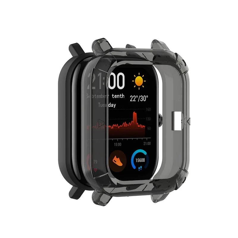 Для Huami Amazfit GTS meter health watch ударопрочный резиновый рукав A1913 половина упаковки ТПУ