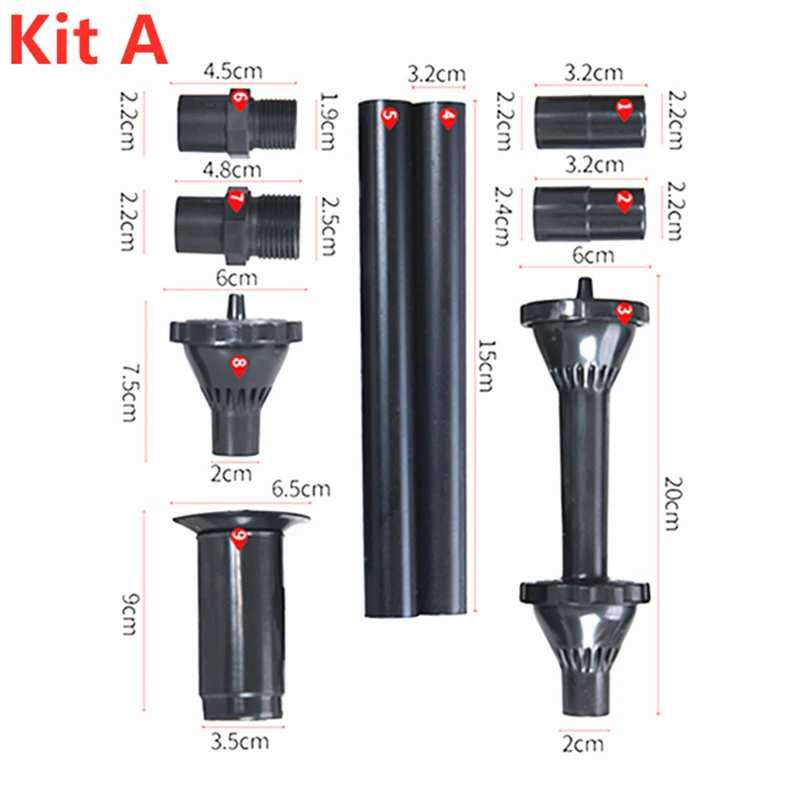 

Набор пластиковых насадок для садового пруда, 1/2 дюйма, 3/4 дюйма
