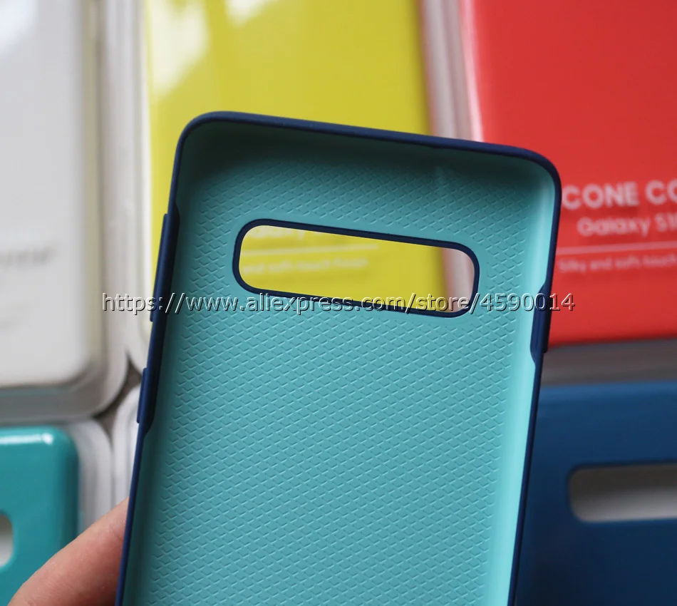 Официальный товар) Чехол samsung S10 S10 Plus S10e Galaxy Note 10 Plus силиконовый чехол