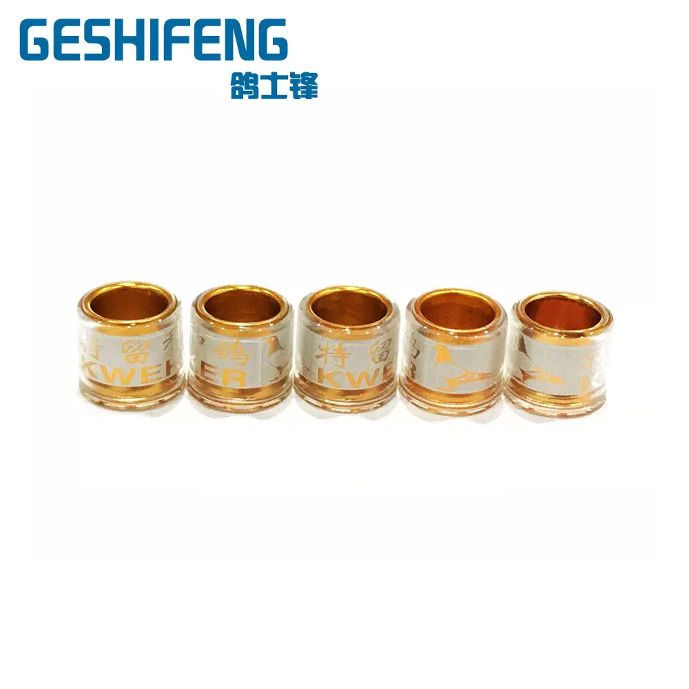 Geshifeng заказное алюминиевое кольцо для голубей с номером телефона|Дрессировка