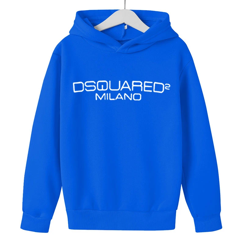 

Classic 2021Autumn And Winter DSQUARED2 Logo Hoodie Streetwear Fashion printing Polyester Casual Round neck Hoodie